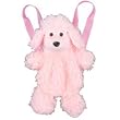 New Trademark Backpet Soft Lavender Plush Animal Backpack Poodle Extra Snuggly Adjustable Straps
