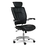 OFFICE STAR PRODUCTS / Space 3900 series leather chair with headrest, black / OSP39006 / Sold as 1 Each / Mfr Part # 39006 \*/ Space 3900 series leather chair with headrest, black