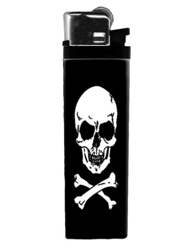 PIRAT Feuerzeug - Skull Totenkopf Piraten Freibeuter Motiv T-Shirt Fun