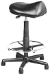 Saddle Stool, Hair Cutting Stool S115B with Adjustable Footring