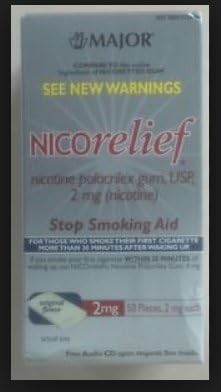 Nicorelief Nicotine 2 Mg Gum (Compare to Nicorette Gum) (Orignal, 50)