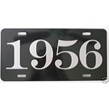 1956 YEAR LICENSE PLATE by Motown Automotive Design