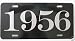 1956 YEAR LICENSE PLATE