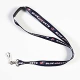 COLUMBUS BLUE JACKETS OFFICIAL LOGO LANYARD KEYCHAIN