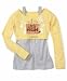 High School Musical Girls Crop 2-Fer with Foil Screen Print