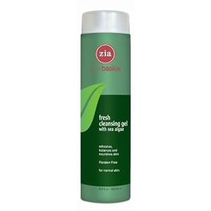 Zia Skin Basics Fresh Cleansing Gel with Sea Algae for Normal Skin, 8.3-Ounce Package by Zia Natural Skincare