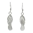 Sterling Silver Flip Flop Earrings