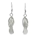 Sterling Silver Flip Flop Earrings