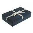 Gift Box - Fancy Blue Box with White Satin Bow - Upgrade Your Gift