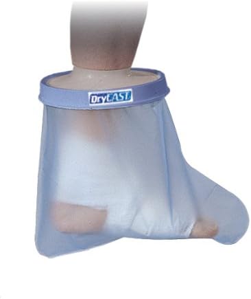 DryCast Waterproof Cast Covers Adult Leg and Foot (Adult Foot and Ankle Protector)