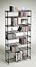 Electronics : Atlantic 8-Shelf Steel Multimedia Storage Rack (Black)