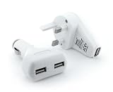 Review Tuff-Luv  / i-nique 'Tri-power' Dual kit 3 pin wall USB & car charger for Sony Walkman Mp3 Player S / A / E / B Series players