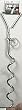 Orrco 76204 Stake Spiral Dog Tie Out