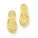 14k Gold Flip Flop Earrings