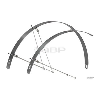 Civia Low Profile Fenders Aluminum Anodized Black 26 x 1.4