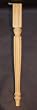 27" Country French Wood Furniture Leg [CAPITOL CITY LUMBER]