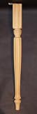27" Country French Wood Furniture Leg [CAPITOL CITY LUMBER]