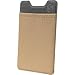 Silk Stick-on Phone Wallet - Sidecar Slim Expandable Credit Card Pocket - Fits iPhone and Android (Champagne Gold)