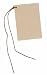 100 Blank KRAFT Hang Tags (1-3/4