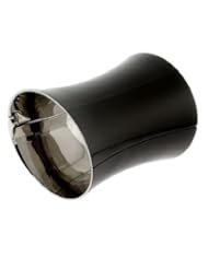 Womens Black Small Wide Cuff