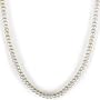 White Freshwater Cultured 6-6.5 mm Button Pearl "Endless" Necklace, 72"