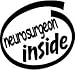 Neurosurgeon Inside Vinyl Graphic Sticker Decal