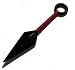 Naruto Cosplay High Quality Full Sized Metal Kunai Replica with Red Ribbon w/o Box