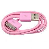 Neewer Pink USB Data Sync Charger cable for iPod iPhone