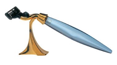 eShave Luxury Gold Plated Shaving Stand