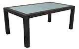 Amalfi 6 Seat Outdoor Dining Table (Espresso) (29