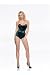 Sexy Playboy Bunny Strapless Body Suit Teddy With Boning Lingerie Leg Avenue Medium, Black