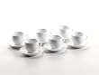 Domestic Professional 927228 6 Cappuccinoobere 22 cl mit Untere 15 cm Colombia