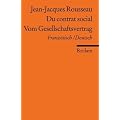 Du contrat social / Vom Gesellschaftsvertrag: Franz�sisch/Deutsch
