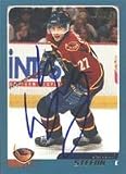 Patrik Stefan, Atlanta Thrashers, 2003 Topps Autographed Card