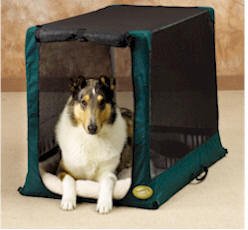 General Cage 9362GB Soft-Side Dog Crate - Green - Large