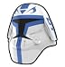 White Cold Assault Rex Helmet - LEGO Compatible Minifigure Piece