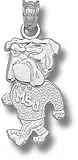 Mississippi State Bulldogs Solid Sterling Silver Bulldog Pendant
