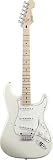 Squier by Fender Deluxe Strat Electric Guitar, Pearl White