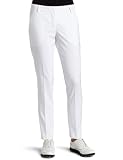 Puma Women's Golf Tech Slim Pant, White, 4