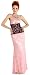 Strapless Lace Prom Dress Long Gown With Contrast Corset Style Waist