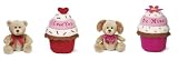 I Love You Plush Surprise Cupcake Bear