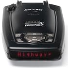 Escort Inc. Passport 9500IX Radar Detector - Red Display