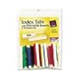 Index Tab, 2", Plastic, Self-Stick, Assorted Colors, 25/Pack AVE16239