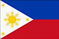 Philippines Flag 7.5 x 5cm Key Ring