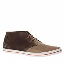 FRED Byron Mid Loafer Suede Stripe Foxing Wren