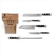 Viking Professional Series 6 Piece Santoku Cutlery Set with Wood Block