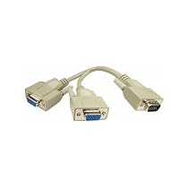 150mm monitor splitter cable (1 x HD15M to 2 x HD15F)