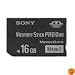 Sony 16 GB Memory Stick PRO Duo Flash Memory Card MSMT16G