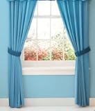 Choppy Blue 84 inch Drapes