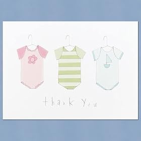 New Baby - Baby Shower Thank You Cards (Pack of 25)